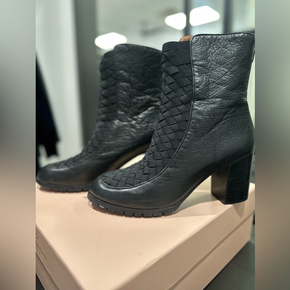 L'Amour Des Pieds Sz 9 Black Boots Shoes